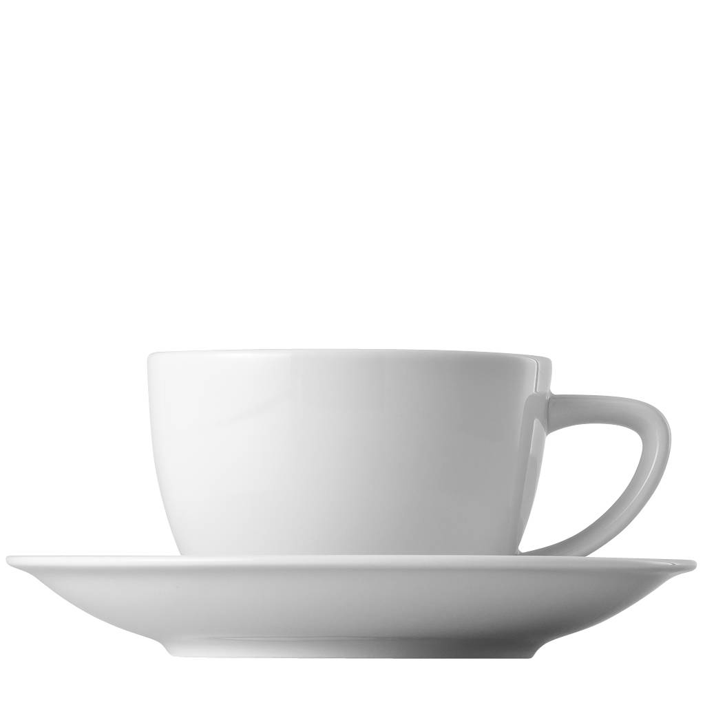 Rosenthal Epoque Weiss Obertasse Caffè 0,18 niedrig 8,5 cm