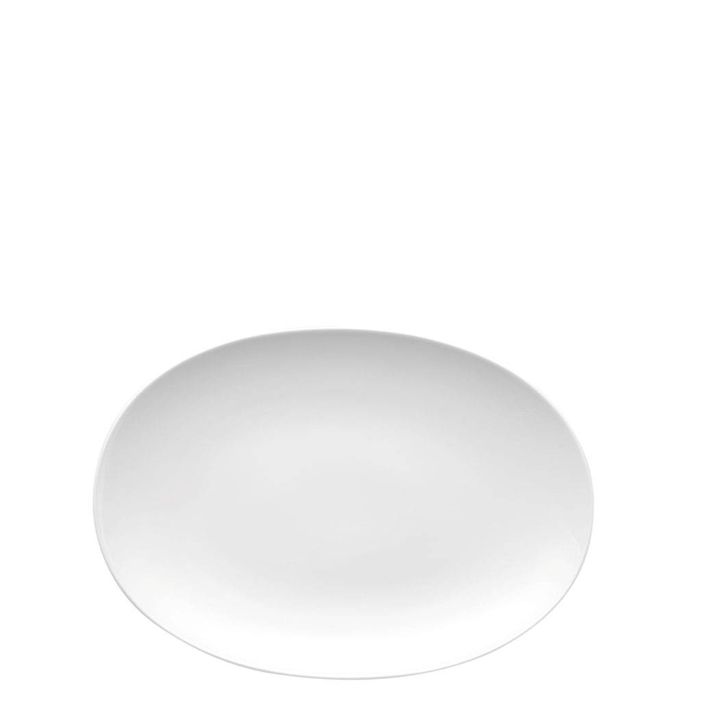 Thomas Medaillon Weiss Platte 33 cm