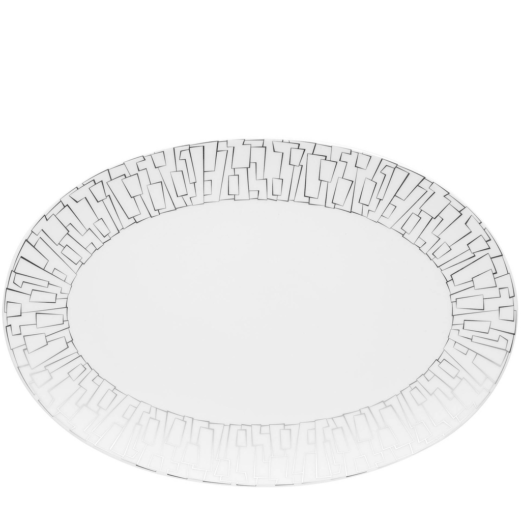 Rosenthal TAC Gropius Skin Platin Platte 38 cm