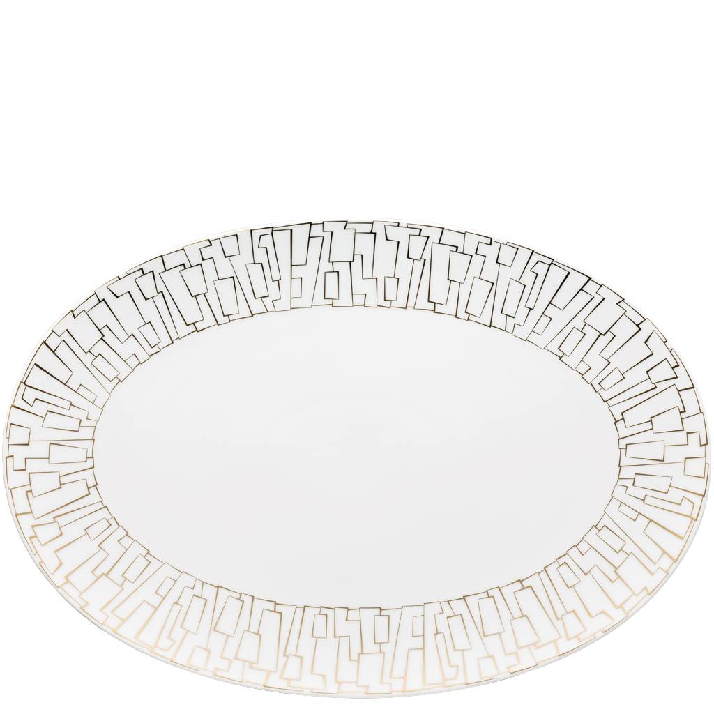 Rosenthal TAC Gropius Skin Gold Platte 38 cm