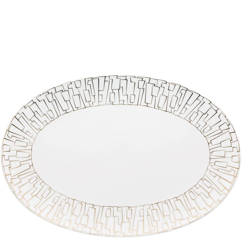 Rosenthal TAC Gropius Skin Gold Platte 38 cm