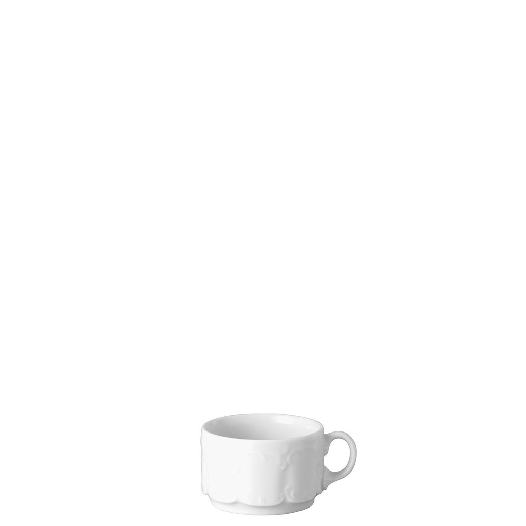 Rosenthal Monbijou Weiss Obertasse niedrig 0,16 8 cm