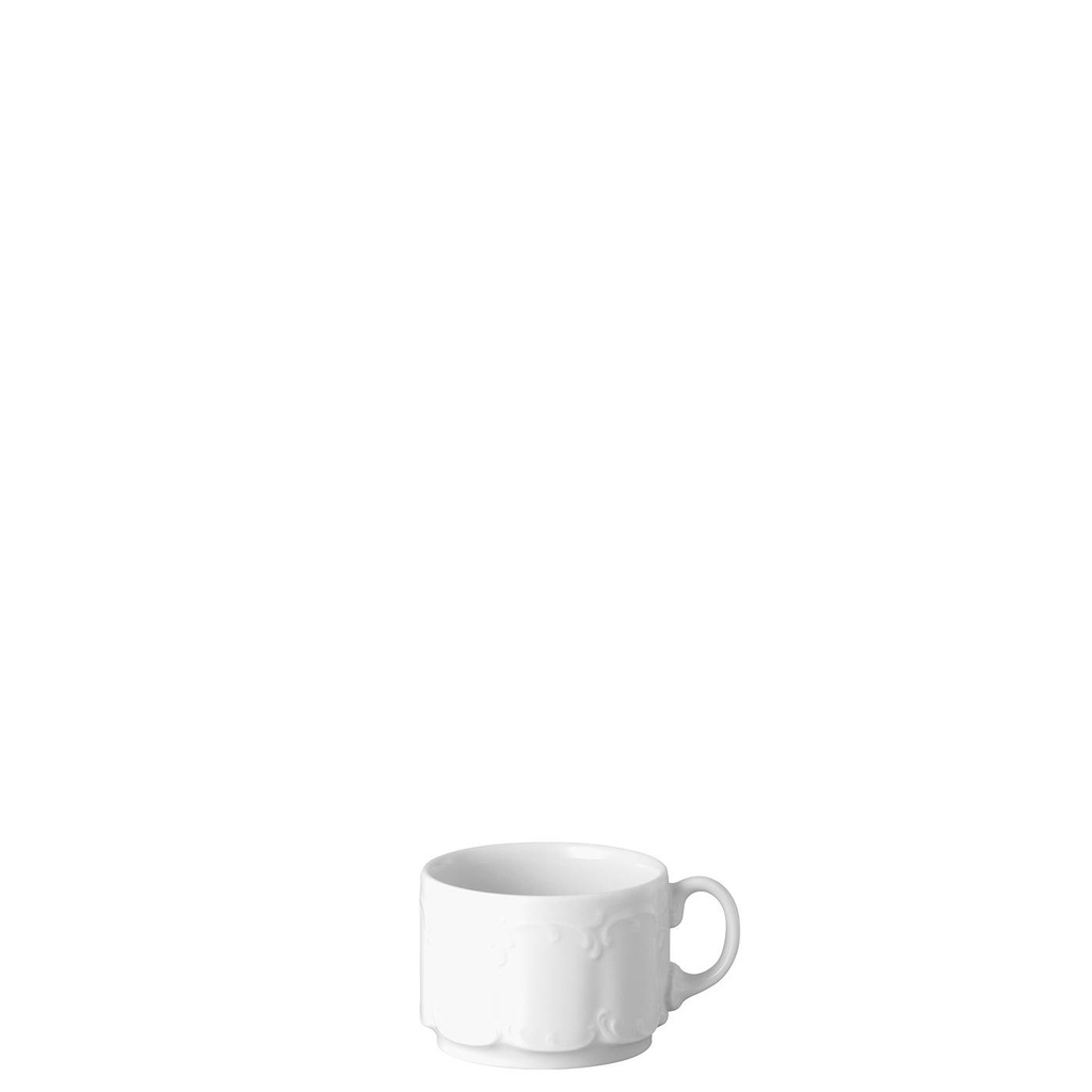 Rosenthal Monbijou Weiss Obertasse niedrig 0,18 8 cm