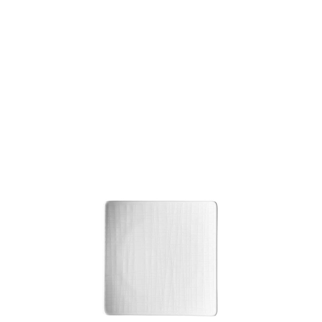 Rosenthal Mesh Weiss Teller quadratisch flach 14 cm