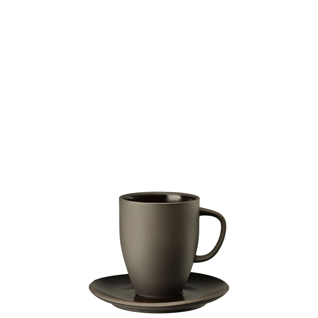 Rosenthal Junto Slate Grey Becher mit Henkel 0,38 L
