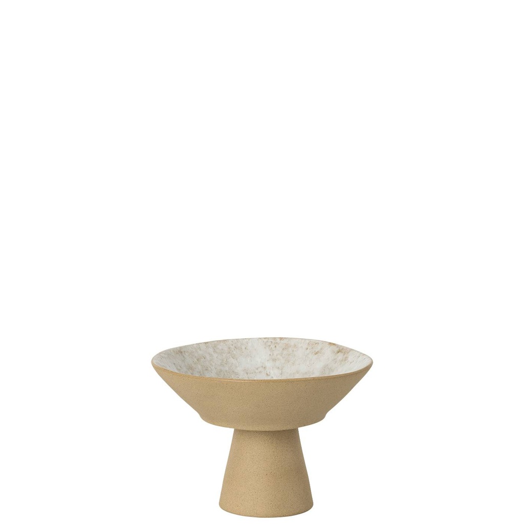 Rosenthal Sonetto Stoneware Schale auf Fuß 16 cm
