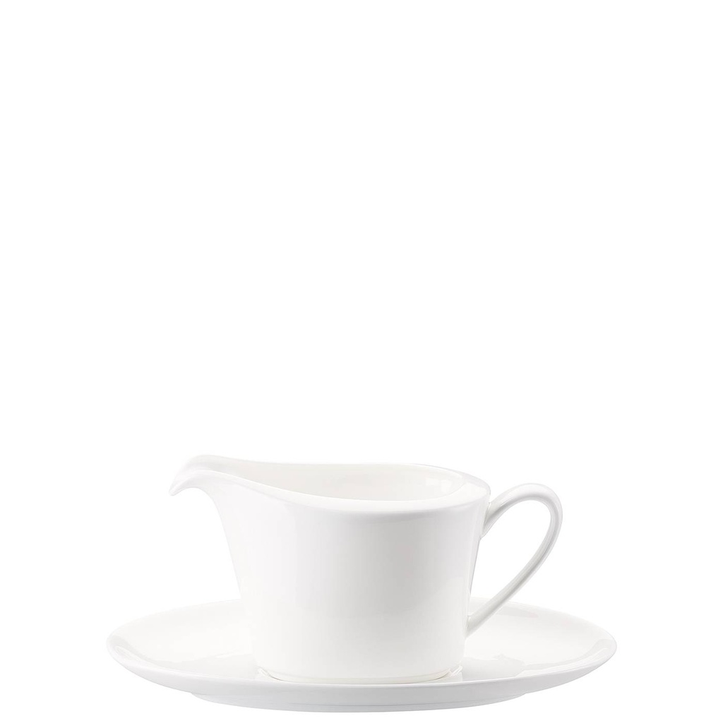 Rosenthal Jade Weiss Sauciere 2-teilig 0,45 L
