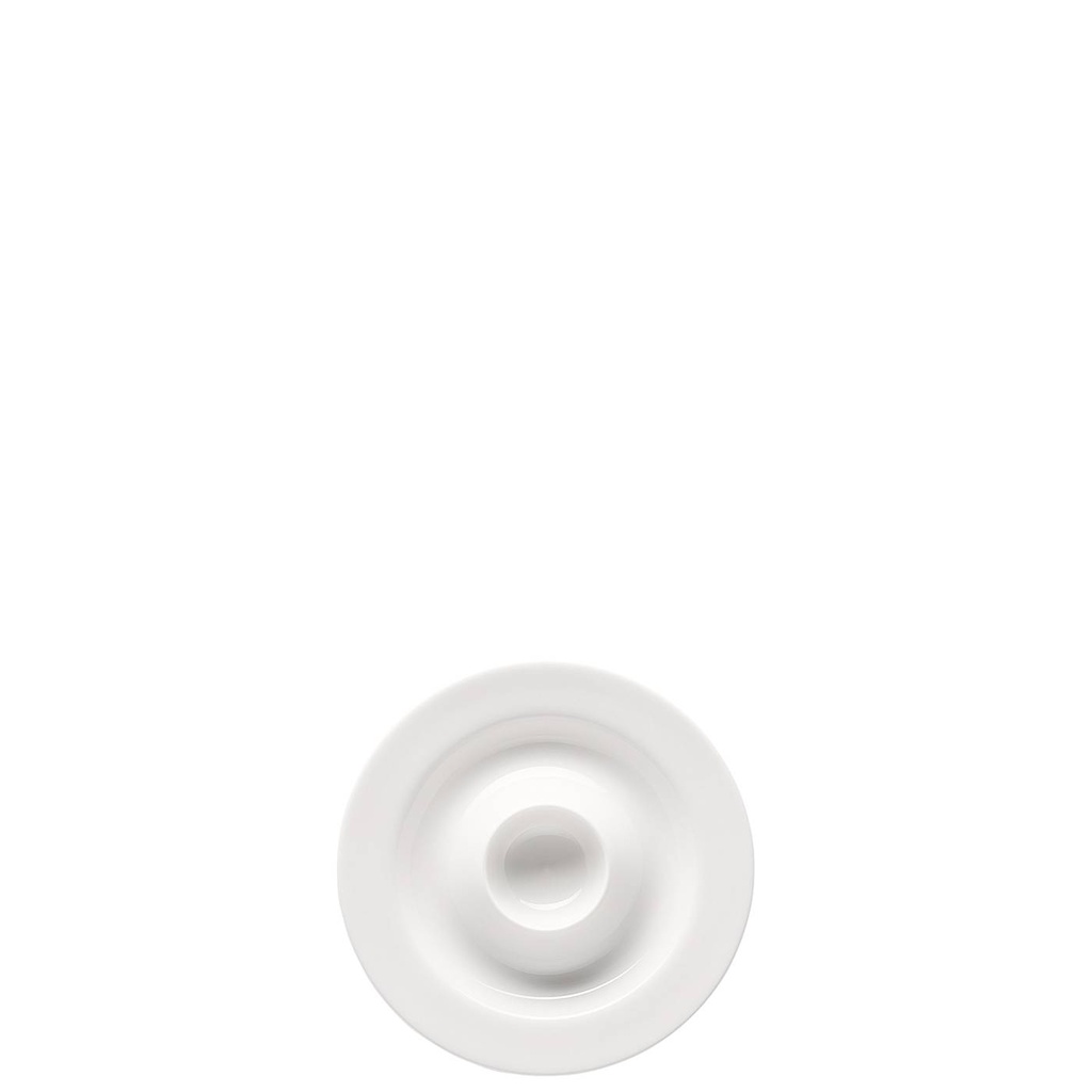 Rosenthal Jade Weiss Eierbecher mit Ablage 12,9 cm
