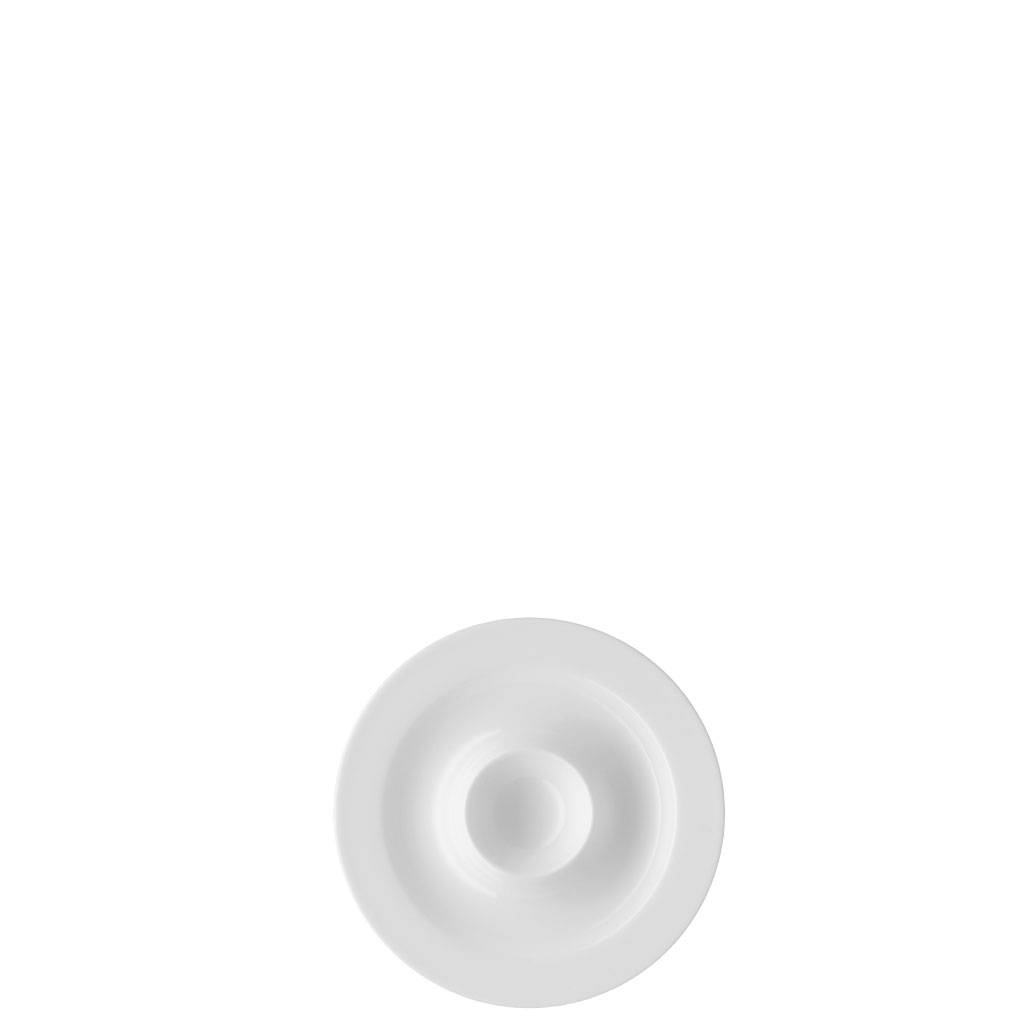 Rosenthal Jade Weiss Eierbecher mit Ablage 12,9 cm