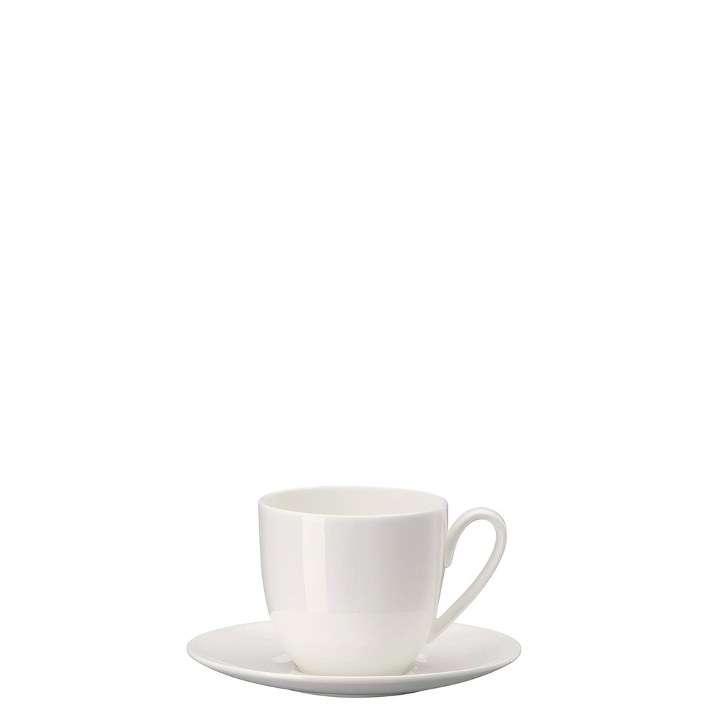 Rosenthal Jade Weiss Becher mit Henkel, bauchig 0,35 L