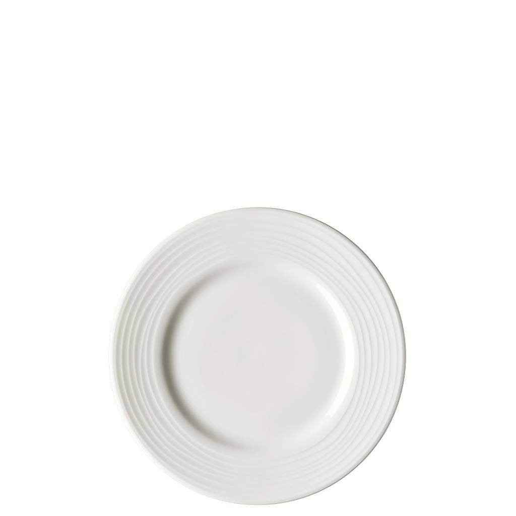 Rosenthal Jade Linea Weiss Frühstücksteller mit Fahne 23 cm