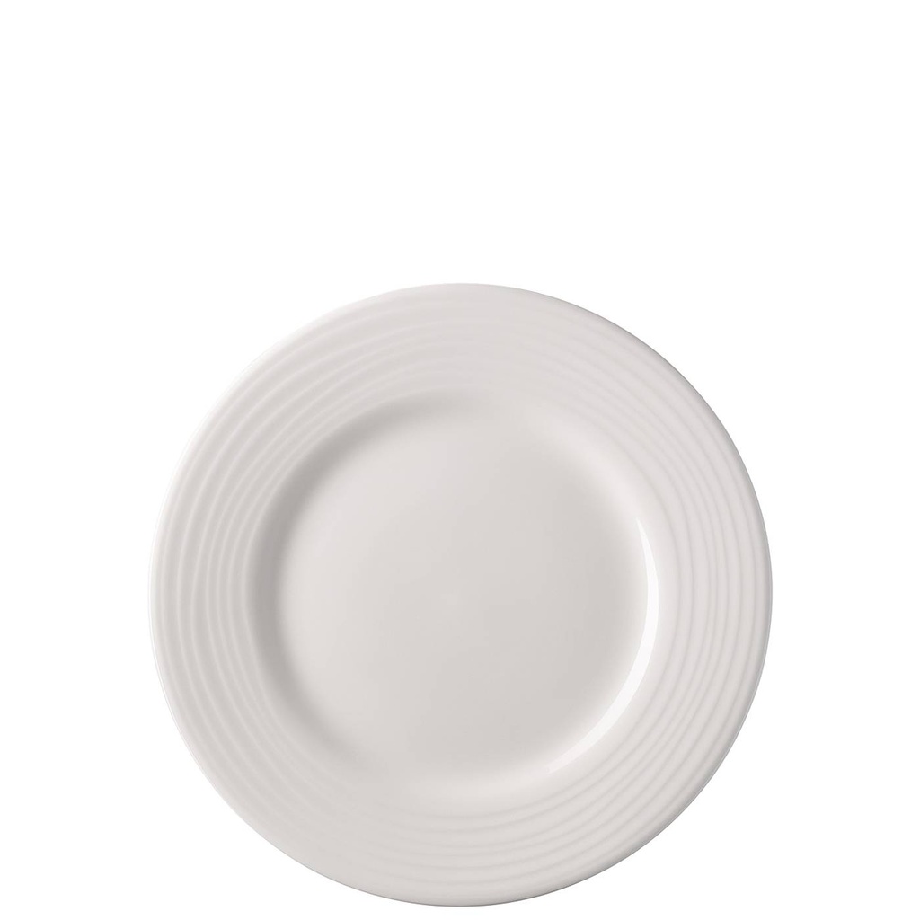 Rosenthal Jade Linea Weiss Frühstücksteller mit Fahne 23 cm