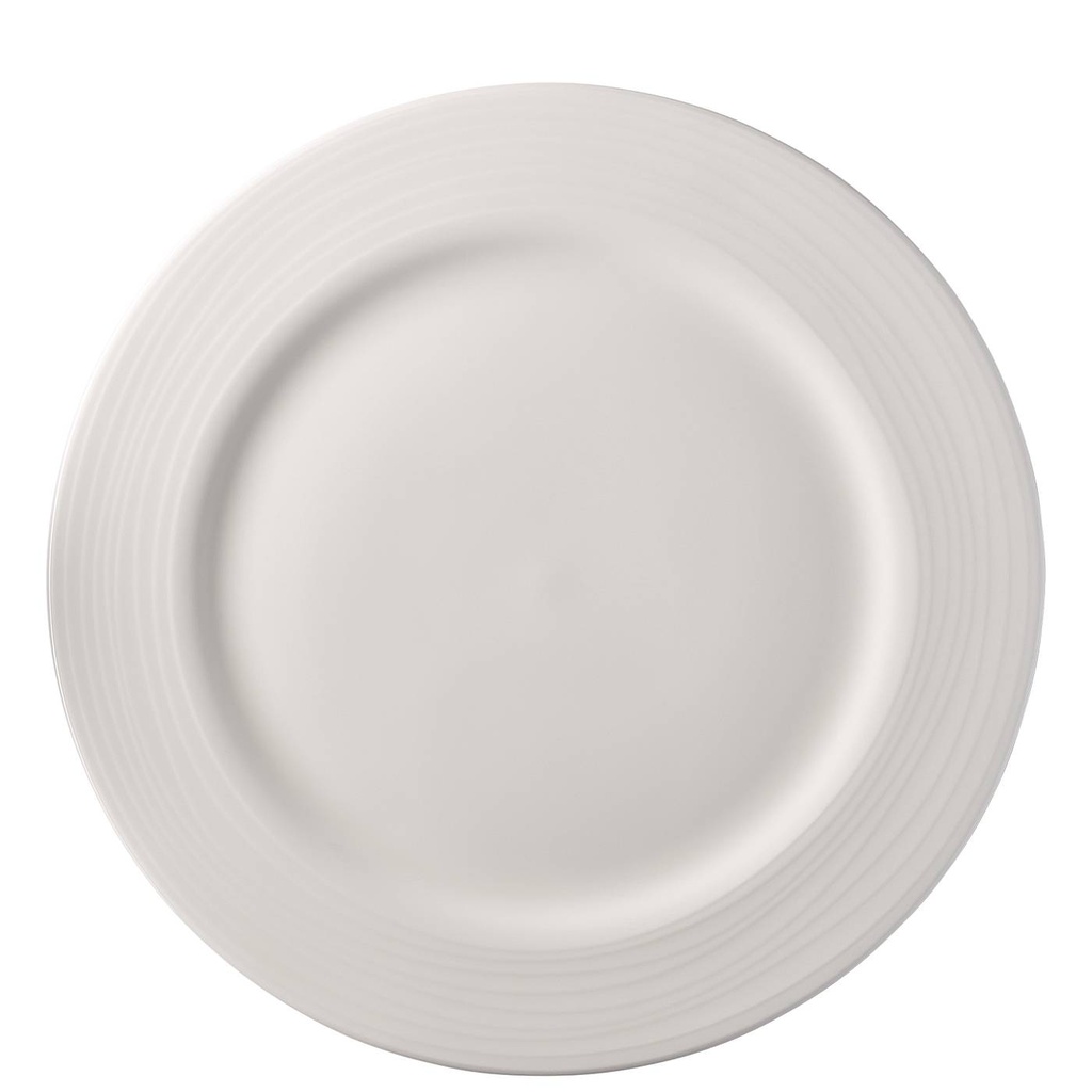 Rosenthal Jade Linea Weiss Platzteller mit Fahne 31 cm