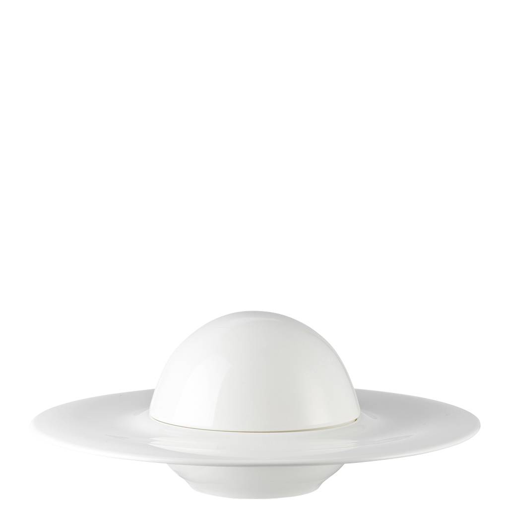 Rosenthal Jade Sphera Weiss Reisteller 30 cm