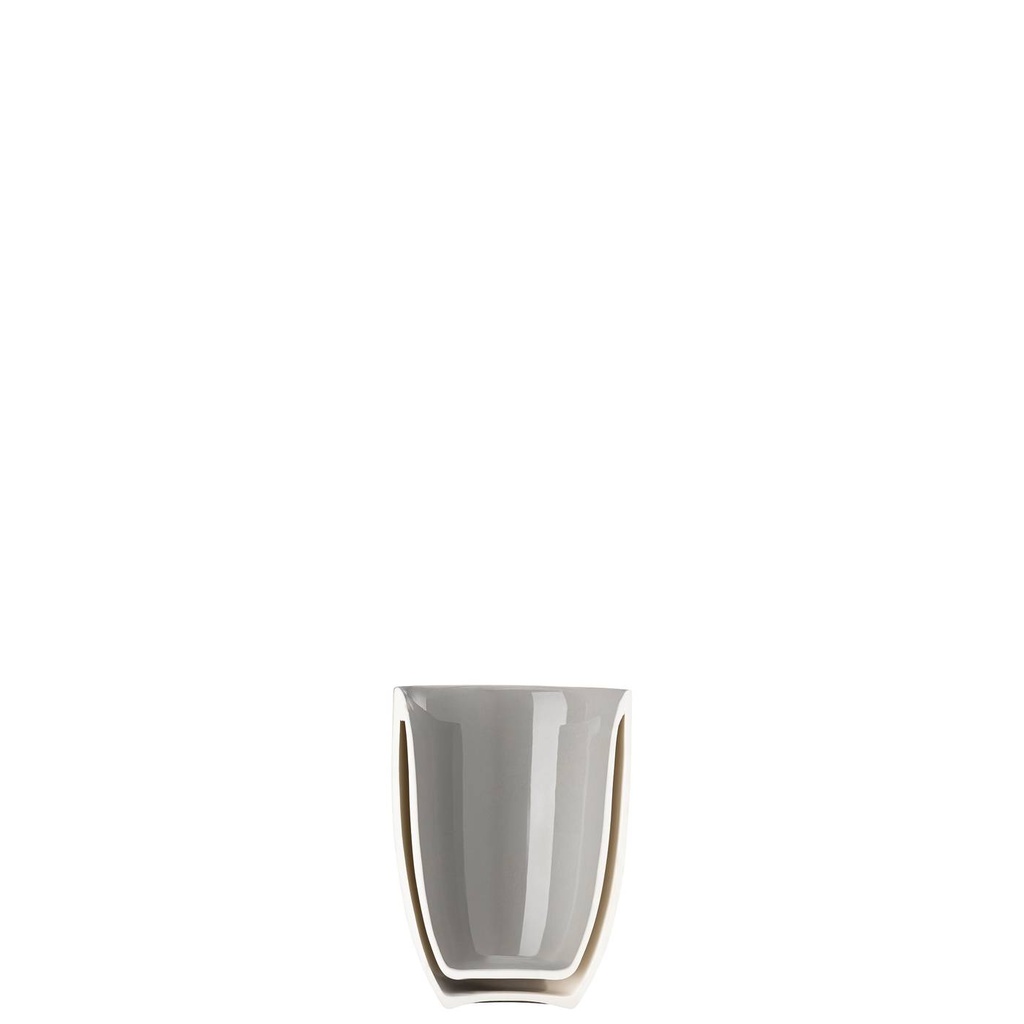 Rosenthal the mug+ Gentle Grey Becher doppelwandig 0,280 L