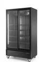 Getränkekühlschrank ECO 1000 mit Schiebetüren, schwarz