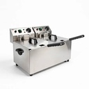 Elektro-Fritteuse - 2 x 8 L - 2.800 W
