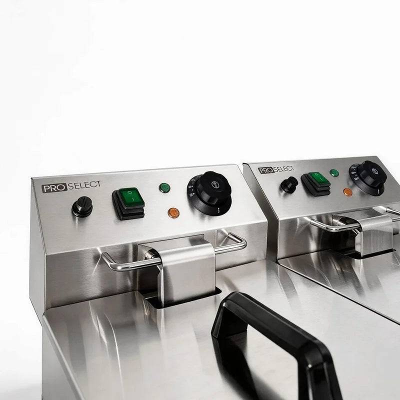 Elektro-Fritteuse - 2 x 8 L - 2.800 W
