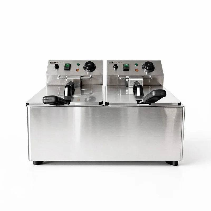Elektro-Fritteuse - 2 x 8 L - 2.800 W
