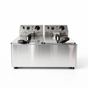 Elektro-Fritteuse - 2 x 8 L - 2.800 W
