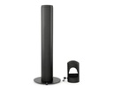 Standaschenbecher, schwarz, 108 cm