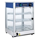Warmhaltevitrine ECO 350 - mit 3 Ablagen und Beleuchtung