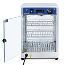 Warmhaltevitrine ECO 350 - mit 3 Ablagen und Beleuchtung