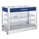 Warmhaltevitrine ECO 700 - mit 3 Ablagen und Beleuchtung