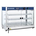 Warmhaltevitrine ECO 700 - mit 3 Ablagen und Beleuchtung