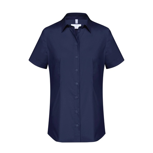 Basic-Bluse, marineblau