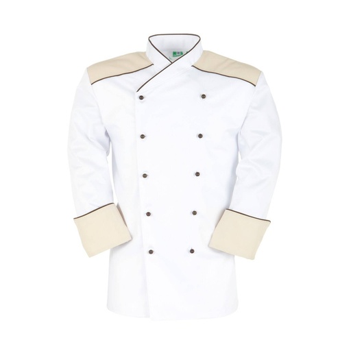 Buran-Alexa, Damen-Kochjacke weiß
