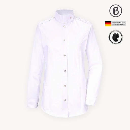 Buran-SEVERINA, weiße Damenkochjacke