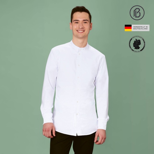 Top-Chef-Yannik,  weisse Herren-Kochjacke