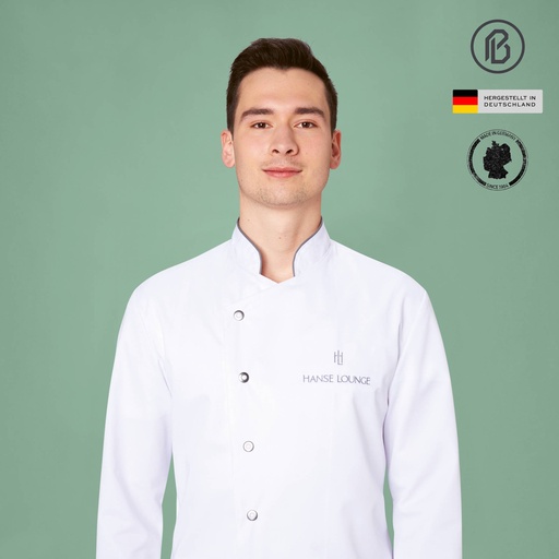 Herren-Kochjacke Facile-Anton, weiss