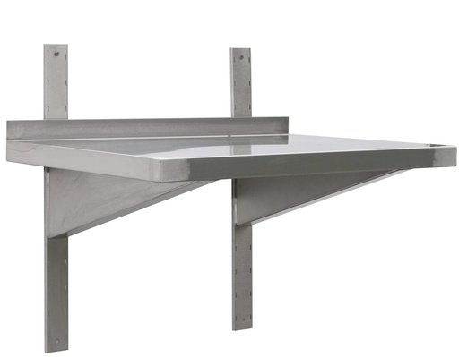 Edelstahl Wandbord Profi 1600 x 300 x 40 mm