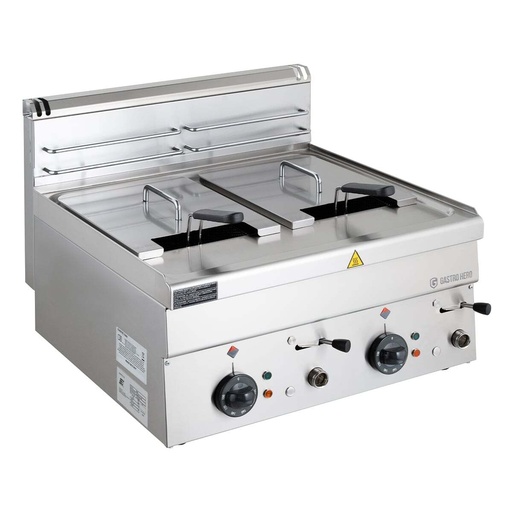 Elektro-Fritteuse Serie 600 - 60/60 - 8+8 Liter Tischgerät - 18 kW