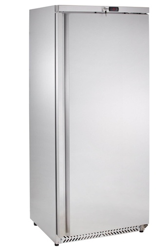 Lagertiefkühlschrank ECO 590 Liter Kühlvolumen, mit 1 Tür, abschließbar, Edelstahl