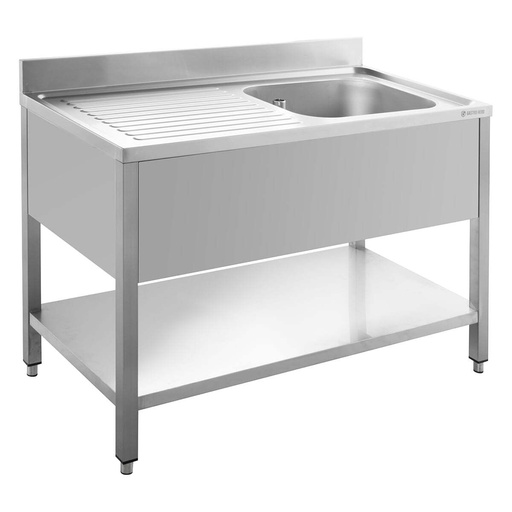 Spültisch ECO 12x6 mit 1 Becken rechts