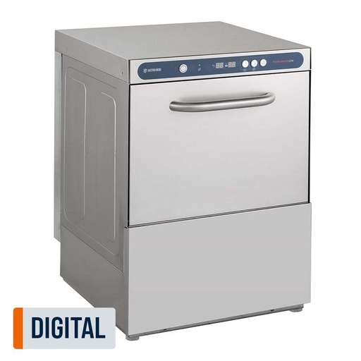 Geschirrspülmaschine PROFI Digital 54 SLE 50x50 cm Korbmaß, mit Reiniger- & Klarspüldosierer, mit Ablaufpumpe & Enthärter, Made in Europe, 400 Volt