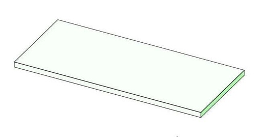 2 x Zwischenboden für Geschirrschrank ECO 18X7