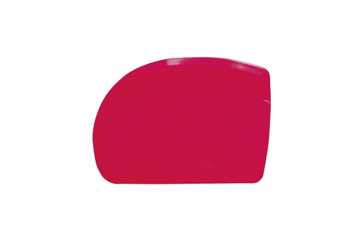 Teigschaber aus Polypropylen, 128 x 90 mm, rot