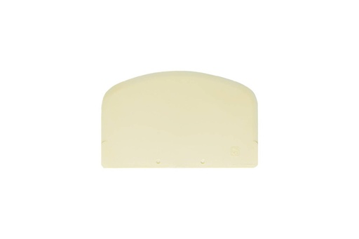 Cremeschaber aus PP, 137 x 86 mm, elfenbein