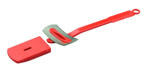 Teigritzmesser drehbar, 13 cm, rot