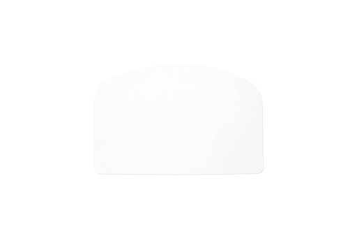 Teigschaber aus LDPE, 137 x 86 mm, weiß