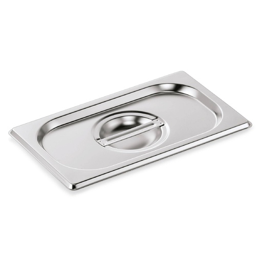 GN-Deckel aus Edelstahl, 265 x 162 mm