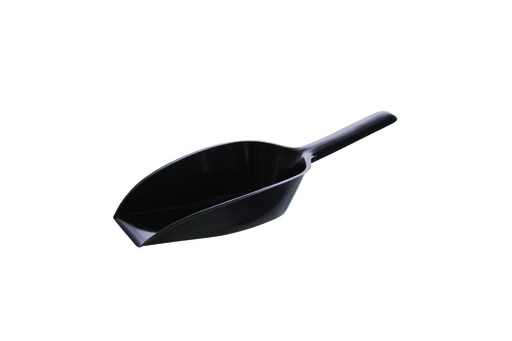 Mehl- und Gewürzschaufeln aus Kunststoff, 250 mm, schwarz