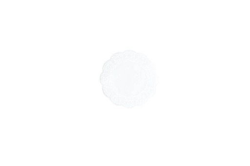 Tortenspitzen aus Papier, Ø 165 mm, weiß, 250 Stück