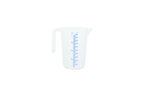 Meßbecher aus Polypropylen, 1,0 l, natur