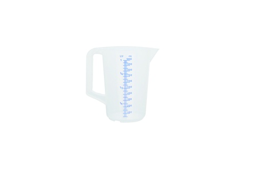 Meßbecher aus Polypropylen, 1 l, natur