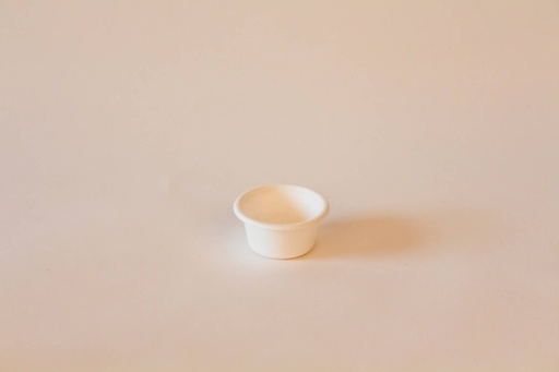 Dressingbecher Ø62mm/60ml Bagasse / ohne Deckel / 2000 Stk.